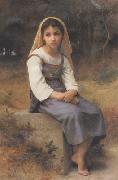 Adolphe William Bouguereau Meditation (mk26) oil painting reproduction